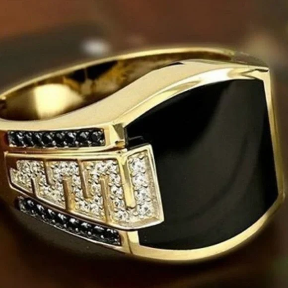 Charcoal Stone Ring - Picture 4 of 4